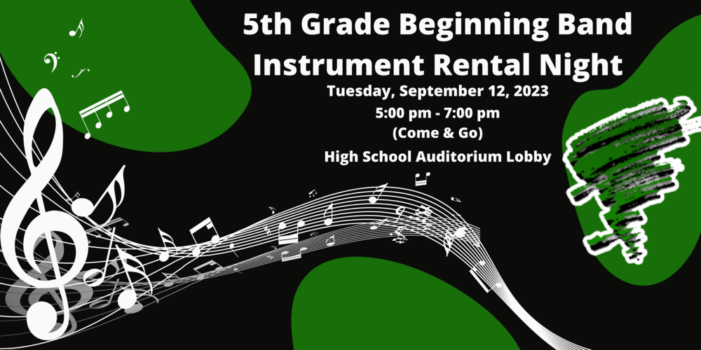 5th Grade Beginning Band Instrument Rental Night