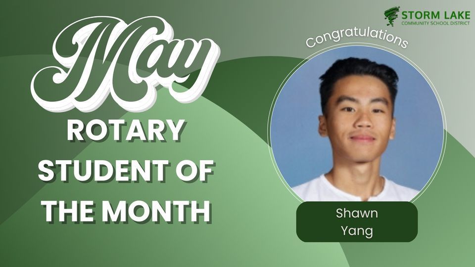 May 2023 Rotary Student of the Month High School