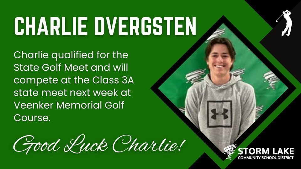 GOOD LUCK AT STATE GOLF!
